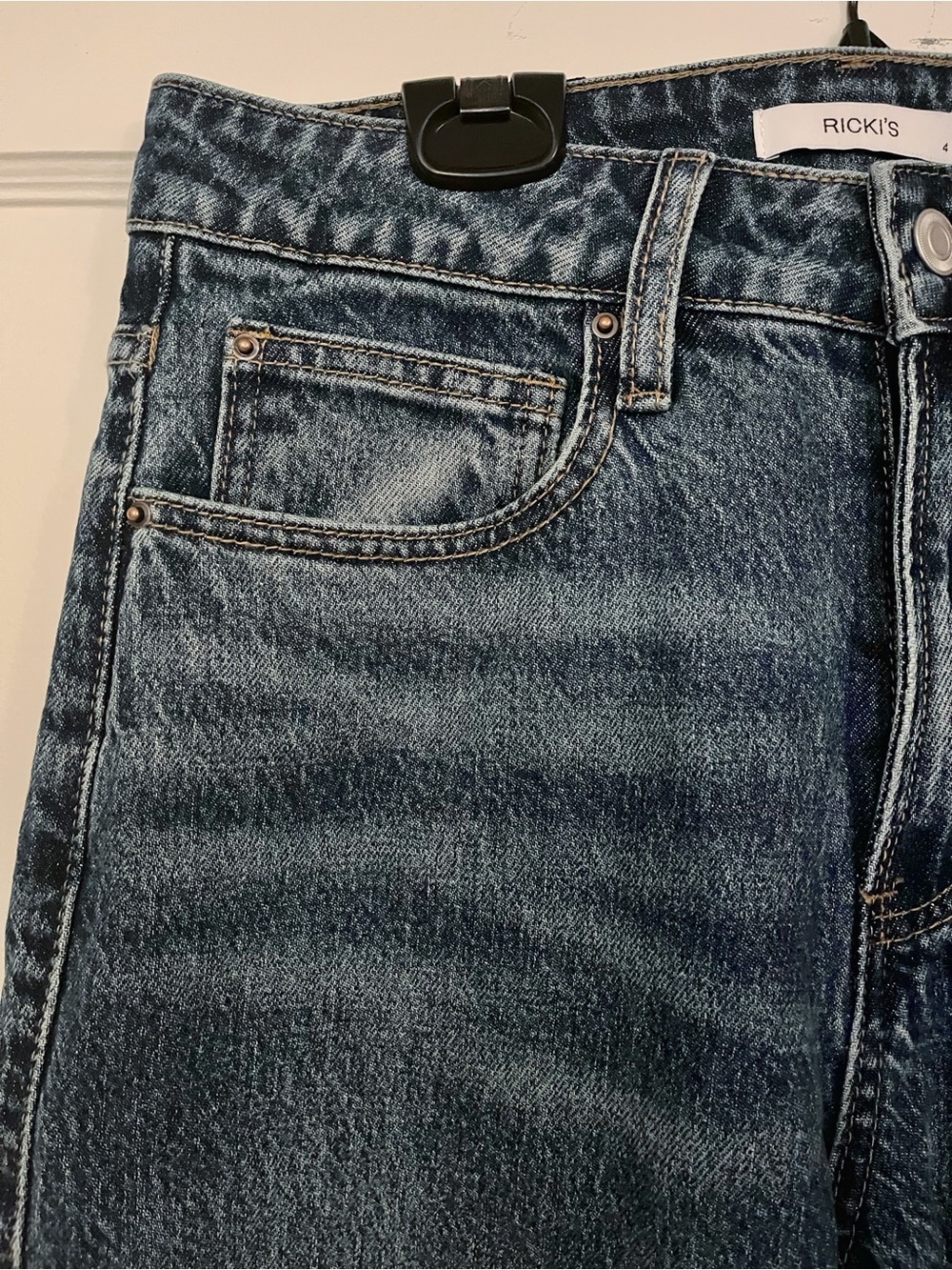 Ricki’s Mid-wash Barrel Jean Ankle Size 4 Long - Picture 5 of 8